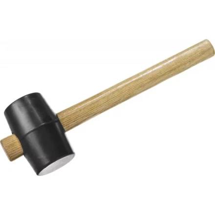 Киянка ЗУБР &quot;МАСТЕР&quot; резиновая черная с деревянной ручкой, 230г 2050-40_z01 купить в Урае