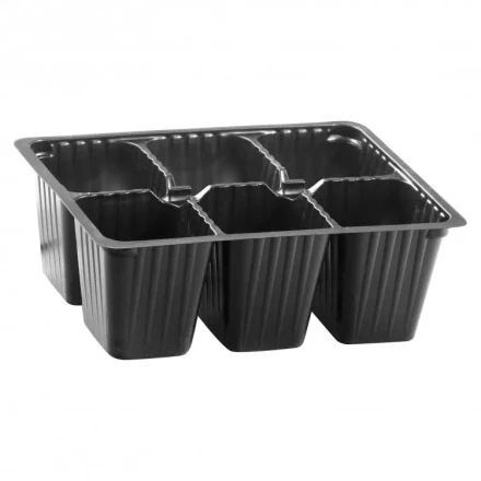 Кассета для рассады 180 х 135 х 60 мм 6 ячеек полистирол 5 шт 64346 купить в Урае