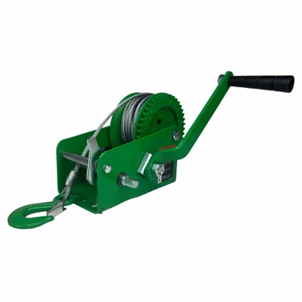 Лебедка ручная барабанная HITCH HW 900 900 кг канат 10 м (SZ073176) купить в Урае