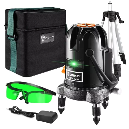 Уровень лазерный LL57GA SET2 DEKO со штативом 1.2 м, 065-0295 купить в Урае