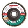Круг Лепестковый Торцевой (КЛТ) HAMMER КЛТ 1 Ф125х22 Р150 213-023 купить в Урае