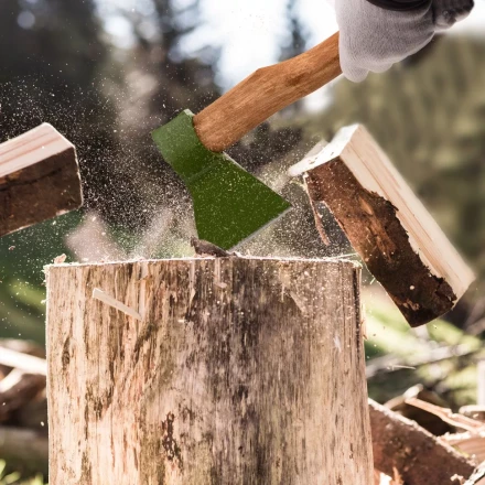 Топор кованный, в сборе, 1200/1550 г, деревянное топорище, 500 мм, Б3 Сибртех 21612 купить в Урае