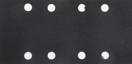 Лист шлиф. универсал. URAGAN &quot;Оптимален для твердых пород дерева&quot; 8 отверстий по линии, для ПШМ, P120, 80х166мм, 10шт 907-22101-120-10 купить в Урае