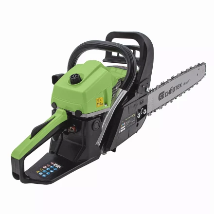 Пила цепная бензиновая Сибртех БП-5245 95209, 52 см3, шина 45 см, шаг 0.325, паз 1,5 мм, 72 звена купить в Урае