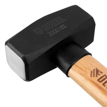 Кувалда, 2000 г Denzel, кованая головка, буковая рукоятка 11021 купить в Урае