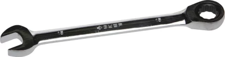 Ключ ЗУБР &quot;ПРОФИ&quot; гаечный комбинированный трещоточный, Cr-V сталь, хромированный, 15мм 27074-15 купить в Урае