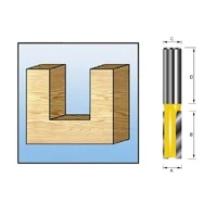 Пазовая фреза с двумя режущими кромками Makita D-67832