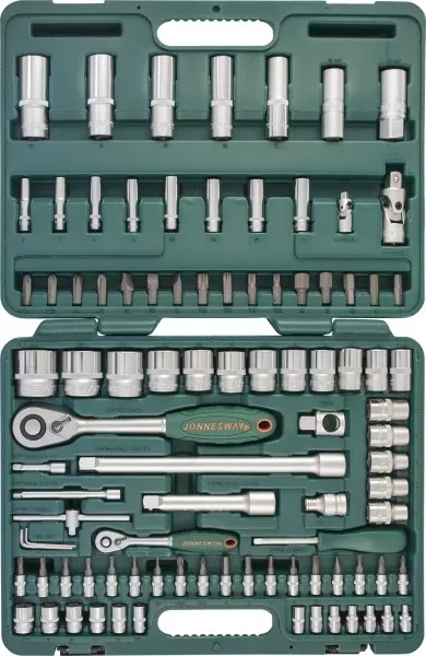 Набор головок торцевых 1/2"DR 10-32мм 1/4"DR 4-14мм 94предмета Jonnesway S04Н52494S 47400 купить в Урае