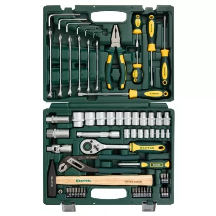 Набор KRAFTOOL &quot;ЕХPERT&quot; Слесарно-монтажный инструмент, 66 предметов 27976-H66 купить в Урае
