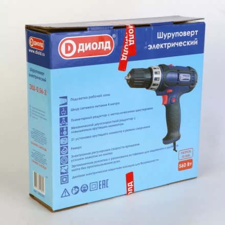 Электрический шуруповерт Диолд ЭШ-0,56-2 купить в Урае