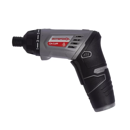 Отвертка-трансформер + фонарь ИНТЕРСКОЛ ОА-3,6Ф аккумуляторная (Li-ion, кейс) купить в Урае