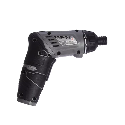 Отвертка-трансформер + фонарь ИНТЕРСКОЛ ОА-3,6Ф аккумуляторная (Li-ion, кейс) купить в Урае