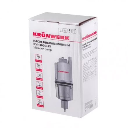Вибрационный насос Kronwerk KVP300B-15 нижний забор 97240 купить в Урае
