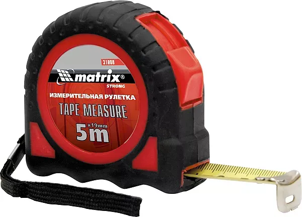 Рулетка Target 7,5 м * 25 автоматическая фиксация обрезиненный корпус  MATRIX 31083 купить в Урае