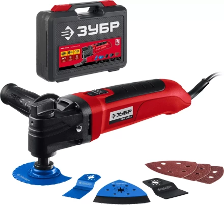 ЗУБР OIS, 400 Вт, реноватор, кейс, набор насадок (МФИ-400 КН) купить в Урае