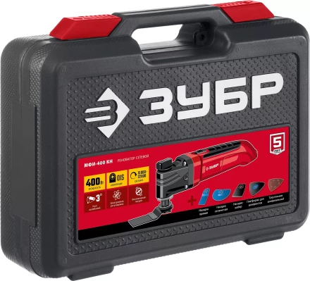 ЗУБР OIS, 400 Вт, реноватор, кейс, набор насадок (МФИ-400 КН) купить в Урае