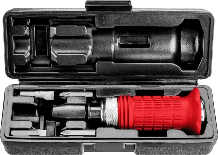 ЗУБР 6 предм., ударно-поворотная отвертка (2565) купить в Урае