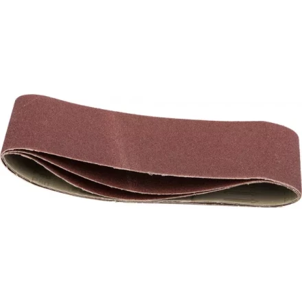 Лента STAYER &quot;MASTER&quot; шлифовальная универсальная бесконечная на тканевой основе, для ЛШМ, P80, 100х610мм, 3шт 35443-080 купить в Урае