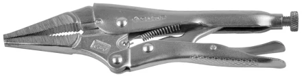 Зажим ЗУБР &quot;ЭКСПЕРТ&quot; ручной, с удлиненными губками из кованой Cr-V стали, для мест с ограниченным доступом, 225мм 22511-22 купить в Урае