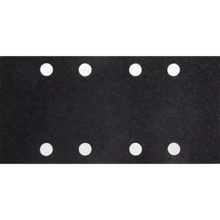 Лист шлиф. универсал. URAGAN &quot;Оптимален для твердых пород дерева&quot; 8 отверстий по линии, для ПШМ, P120, 80х166мм, 50шт 907-22101-120-50 купить в Урае