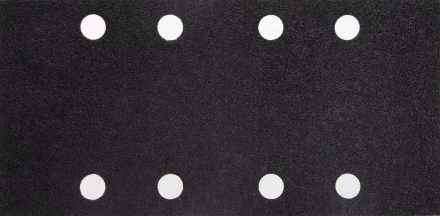 Лист шлиф. универсал. URAGAN &quot;Оптимален для твердых пород дерева&quot; 8 отверстий по линии, для ПШМ, P120, 80х166мм, 50шт 907-22101-120-50 купить в Урае