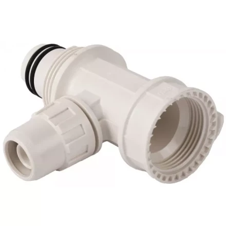 Коллектор ЗУБР &quot;ШиреФит&quot; сборный &quot;внутренняя резьба - штуцер с гайкой - штуцер с гайкой&quot;, 20мм-16мм-20мм 51516-20-16-20 купить в Урае