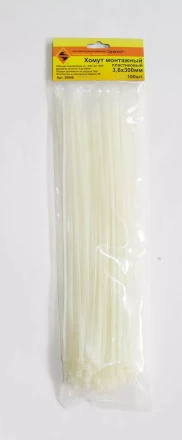 Хомут монтажный 3,6х300 (100 шт)  1/150 29990 купить в Урае