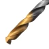 Сверло спиральное по металлу Denzel, 8 х 165 мм, Р6М5, Golden Tip, удлиненное, 718260 купить в Урае
