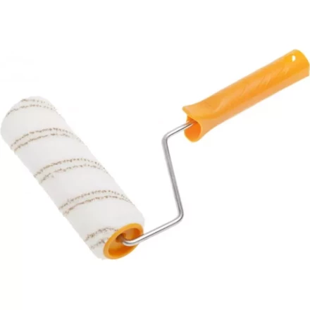 Валик &quot;МИКРОВОЛОКНО&quot; малярный в сборе, ворс 9 мм, бюгель 6 мм, 40x180мм, STAYER Master 0343-18 купить в Урае