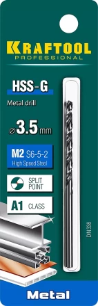 Сверла по металлу HSS-G Оберон 29651-3.5 купить в Урае