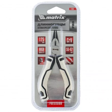 Длинногубцы Mini 125 мм прямые авторазжим Pro Matrix 17830 купить в Урае