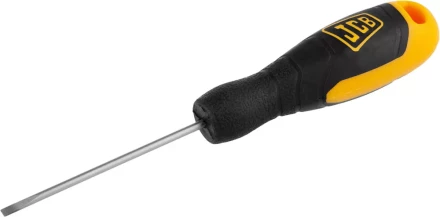 Отвертка JCB, хромомолибденовая сталь S2, двухкомпонентная рукоятка, магнитный наконечник, SL 3х75мм JSD013 купить в Урае