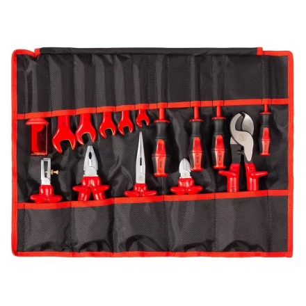 Набор диэлектрического инструмента КВТ НИИ-26, 15 предметов (92069) купить в Урае