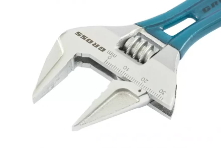 Ключ разводной, 250 мм,CrV, укороченная ручка  GROSS 15566 купить в Урае