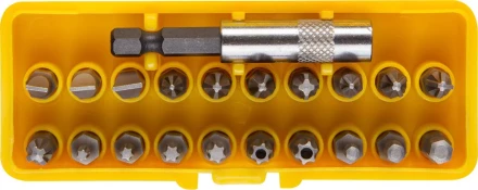 Набор STAYER Биты &quot;MASTER&quot; POCKET с адаптером в пластмассовом боксе, 21 предмет 2-26087-H21 купить в Урае