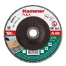 Круг Лепестковый Торцевой (КЛТ) HAMMER КЛТ 1 Ф180х22 Р40 213-030 купить в Урае