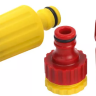 Набор GRINDA "CLASSIC Quick-Connection System" поливочный пластиковый: наконечник регулир,2 соединителя, адаптер внешний 8-427286_z01 купить в Урае