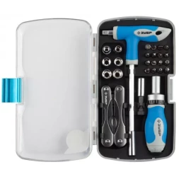 Набор  ЗУБР "ЭКСПЕРТ" универсальный, слесарно-монтажный и многофункциональный инструмент в пластмассовом боксе, 35предм 25290-H35