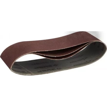 Лента шлифовальная бесконечная ЗУБР "МАСТЕР" на тканевой основе, для ЛШМ, P180, 75х533мм, 3шт 35542-180 купить в Урае