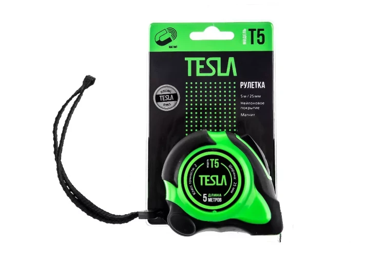 Рулетка TESLA 5м х 25мм (T-5) купить в Урае