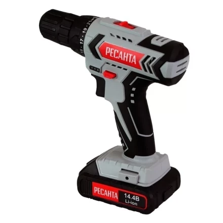 Дрель-шуруповерт аккумуляторная Ресанта ДА-14-2ЛК 75/14/4 купить в Урае