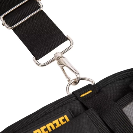 Пояс монтажника усиленный, с лямками, сумки поясные, держатель для молотка// Denzel 90290 купить в Урае