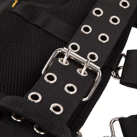 Пояс монтажника усиленный, с лямками, сумки поясные, держатель для молотка// Denzel 90290 купить в Урае