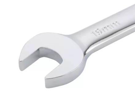 Набор ключей комбинированных с трещоткой, 8 - 19 мм, 7шт., шарнирные, CrV GROSS 14891 купить в Урае