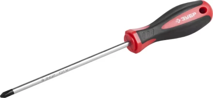 Отвертка ЗУБР "МАСТЕР", Cr-v, эргономичная двухкомпонентная рукоятка, PH2x150мм 25062-2-150_z03 купить в Урае