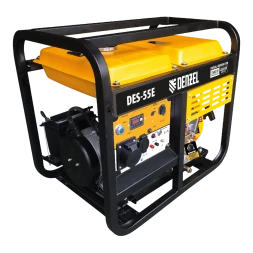 Генератор дизельный DES-55E 5.5 кВт 230 В 11 л электростартер Denzel 94414