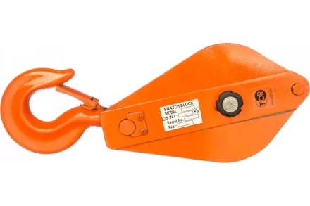 Блок монтажный однорольный с  крюком TOR HQG(L) K1-5,0 т с откидной щекой (S) 1048601 купить в Урае