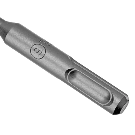 Бур по бетону Denzel, 6 x 110 мм, двойная спираль, три пылеотводящие кромки, 705005 купить в Урае