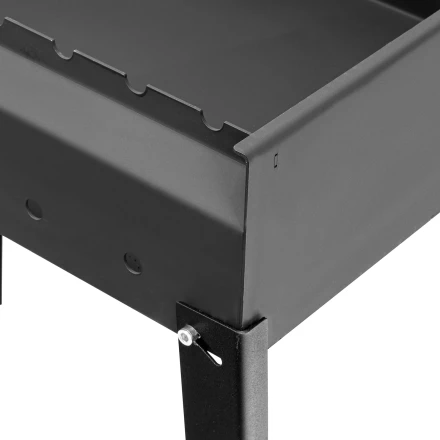 Мангал сварной Camping Palisad 69668, 605 х 375 х 138/640 мм, сталь 2 мм купить в Урае