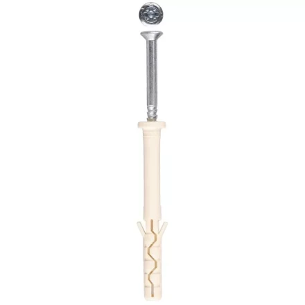 Дюбель-гвоздь ЗУБР нейлоновый, цилиндрический бортик, 8 x 60 мм, 60 шт 4-301395-08-060 купить в Урае